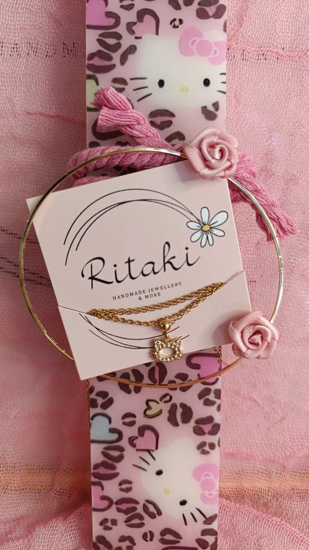ΛΑΜΠΑΔΑ HELLO KITTY ΜΕ ΑΤΣΑΛΙΝΟ ΚΟΛΙΕ