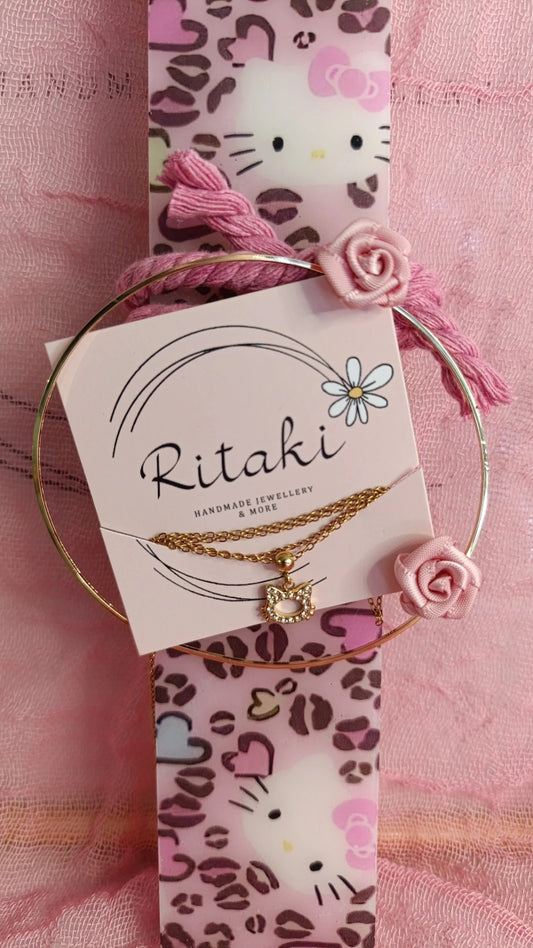 ΛΑΜΠΑΔΑ HELLO KITTY ΜΕ ΑΤΣΑΛΙΝΟ ΚΟΛΙΕ
